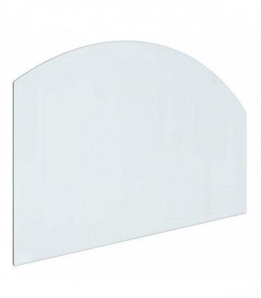 vidaXL Fireplace Glass Plate Transparent 80 x 50 cm Glass — V0672155650