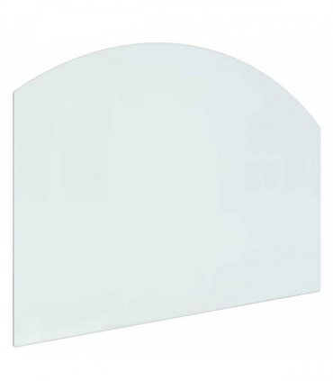 vidaXL Fireplace Glass Plate Transparent 80 x 60 cm Glass — V0672155652