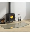 vidaXL Fireplace Glass Plate Transparent 120 x 60 cm Glass — V0672155654