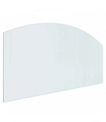 vidaXL Fireplace Glass Plate Transparent 120 x 60 cm Glass — V0672155654