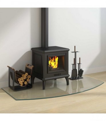 vidaXL Fireplace Glass Plate Transparent 120 x 60 cm Glass — V0672155654