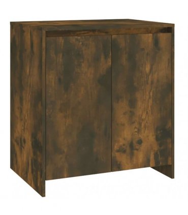 vidaXL 2 Piece Sideboard Smoked Oak Engineered Wood — V0672155688