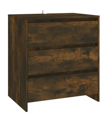 vidaXL 2 Piece Sideboard Smoked Oak Engineered Wood — V0672155688