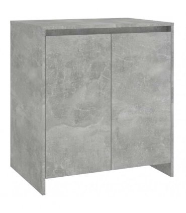 vidaXL 3 Piece Sideboard Concrete Grey Engineered Wood — V0672155694