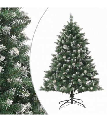 vidaXL Artificial Christmas Tree with Stand 120 cm PVC — Model: without led