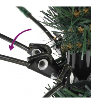 vidaXL Artificial Christmas Tree with Stand Green 120 cm PVC — Model: without led
