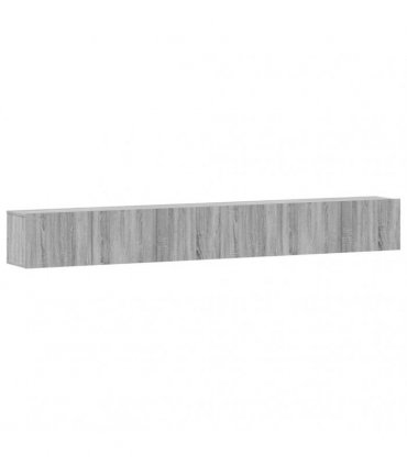 vidaXL 3 Piece TV Cabinet Set Grey Sonoma Engineered Wood — V0672155771