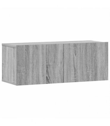 vidaXL 3 Piece TV Cabinet Set Grey Sonoma Engineered Wood — V0672155771