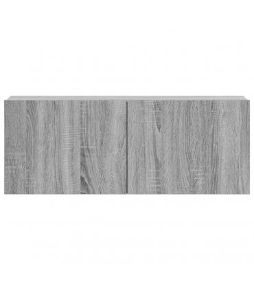 vidaXL 3 Piece TV Cabinet Set Grey Sonoma Engineered Wood — V0672155771