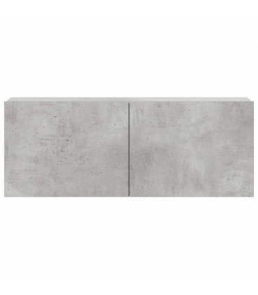 vidaXL 3 Piece TV Cabinet Set Concrete Grey Engineered Wood — V0672155772