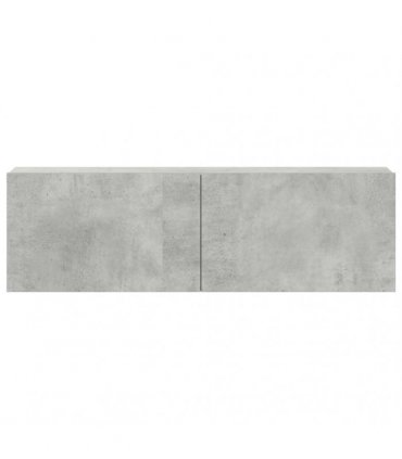 vidaXL 3 Piece TV Cabinet Set Concrete Grey Engineered Wood — V0672155773