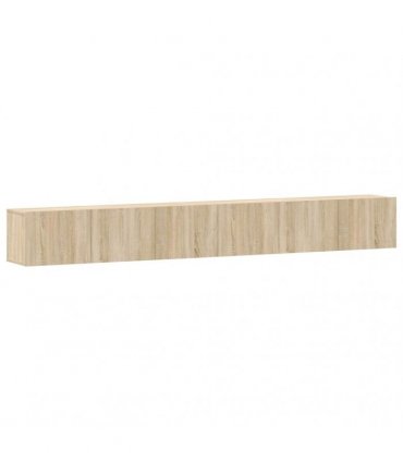 vidaXL 3 Piece TV Cabinet Set Sonoma Oak Engineered Wood — V0672155774
