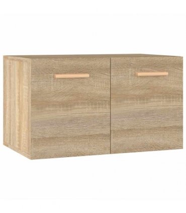 vidaXL Wall Cabinet Sonoma Oak 60x36.5x35 cm Engineered Wood — V0672155816
