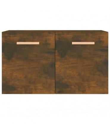 vidaXL Wall Cabinet Smoked Oak 60x36.5x35 cm Engineered Wood