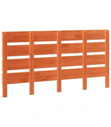 vidaXL Headboard Wax Brown 160.5 x 3 x 80 cm Solid Pine Wood