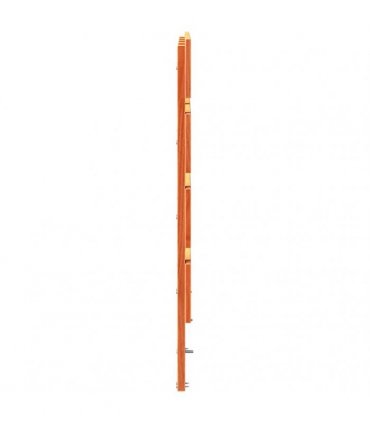 vidaXL Headboard Brown 140.5 x 3 x 80 cm Solid Pine Wood — Colour: Wax brown