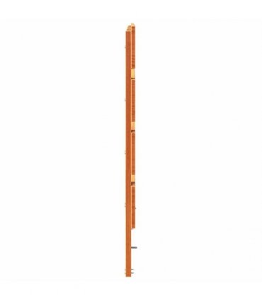 vidaXL Headboard Wax Brown 200.5 x 3 x 80 cm Solid Pine Wood