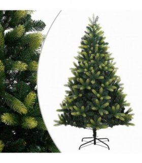 vidaXL Artificial Hinged Christmas Tree with Stand 210 cm — Model: basic