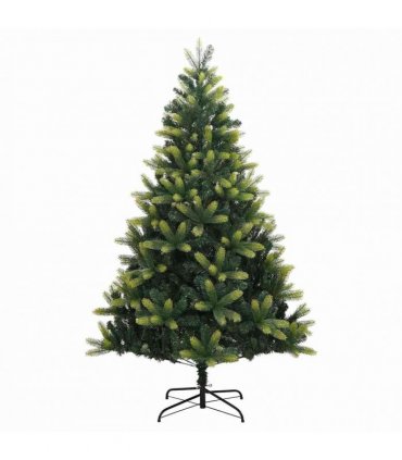 vidaXL Artificial Hinged Christmas Tree with Stand 210 cm — Model: basic