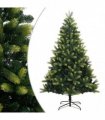 vidaXL Artificial Hinged Christmas Tree with Stand 180 cm — Model: basic