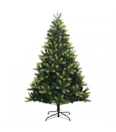 vidaXL Artificial Hinged Christmas Tree with Stand 180 cm — Model: basic