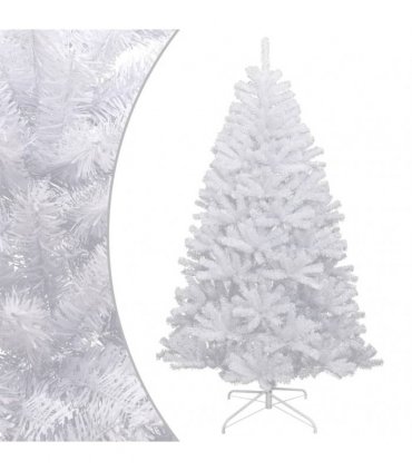 vidaXL Artificial Hinged Christmas Tree with Flocked Snow 210 cm — Model: basic