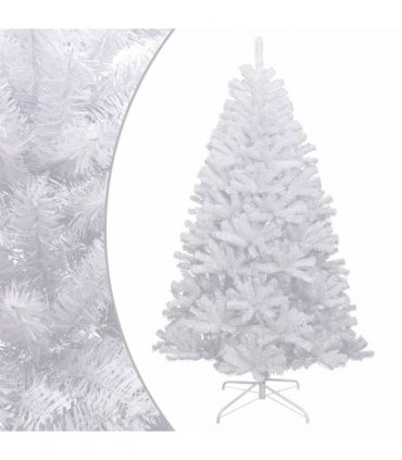 vidaXL Artificial Hinged Christmas Tree with Flocked Snow 180 cm — Model: basic — V0672156227