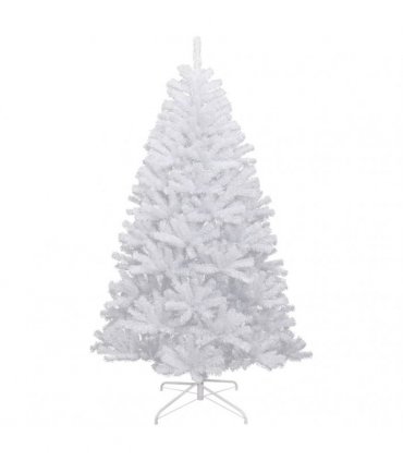 vidaXL Artificial Hinged Christmas Tree with Flocked Snow 180 cm — Model: basic — V0672156227