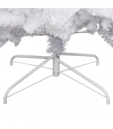 vidaXL Artificial Hinged Christmas Tree with Flocked Snow 180 cm — Model: basic — V0672156227