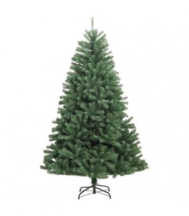vidaXL Artificial Hinged Christmas Tree with Stand Green 180 cm — Model: basic