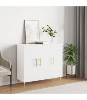 vidaXL Sideboard White 90x34x80 cm Engineered Wood — V0672156258