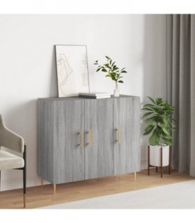 vidaXL Sideboard Grey Sonoma 90x34x80 cm Engineered Wood — V0672156259