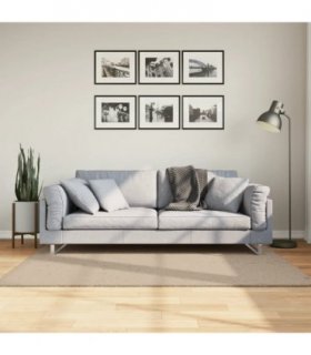 vidaXL Rug HUARTE Short Pile Soft and Washable Sand 120x170 cm — Size: 120 x 170 cm