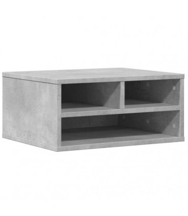 vidaXL Printer Stand Concrete Grey 49x40x22,5 cm Engineered Wood