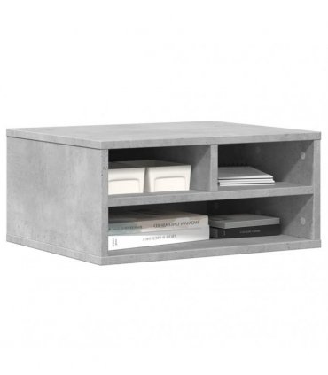 vidaXL Printer Stand Concrete Grey 49x40x22,5 cm Engineered Wood