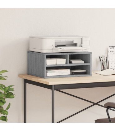 vidaXL Printer Stand Grey Sonoma 49x40x22,5 cm Engineered Wood