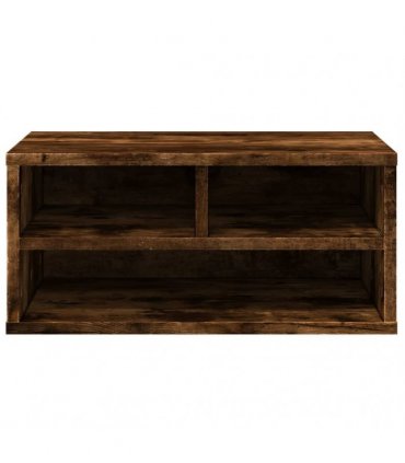 vidaXL Printer Stand Smoked Oak 49x40x22,5 cm Engineered Wood