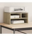vidaXL Printer Stand Sonoma Oak 40x32x22,5 cm Engineered Wood — V0672156455