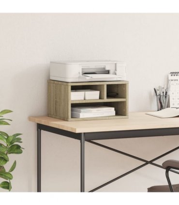 vidaXL Printer Stand Sonoma Oak 40x32x22,5 cm Engineered Wood — V0672156455