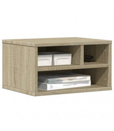 vidaXL Printer Stand Sonoma Oak 40x32x22,5 cm Engineered Wood — V0672156455