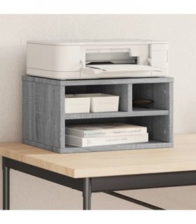 vidaXL Printer Stand Grey Sonoma 40x32x22,5 cm Engineered Wood — V0672156456