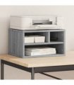 vidaXL Printer Stand Grey Sonoma 40x32x22,5 cm Engineered Wood — V0672156456