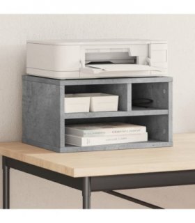 vidaXL Printer Stand Concrete Grey 40x32x22,5 cm Engineered Wood — V0672156458