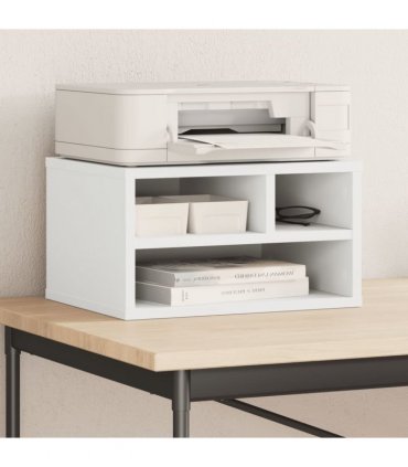 vidaXL Printer Stand White 40x32x22,5 cm Engineered Wood — V0672156459