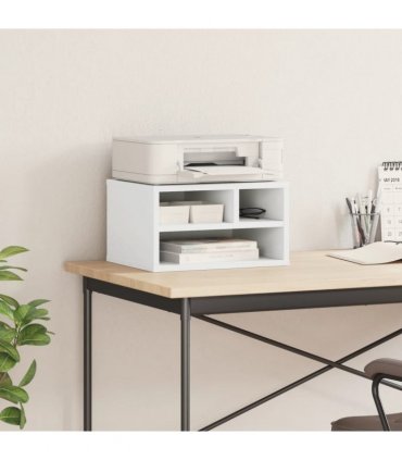 vidaXL Printer Stand White 40x32x22,5 cm Engineered Wood — V0672156459