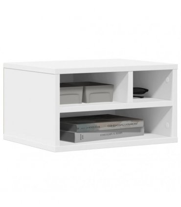 vidaXL Printer Stand White 40x32x22,5 cm Engineered Wood — V0672156459