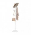 vidaXL Coat Stand White 183 cm Powder-coated Iron