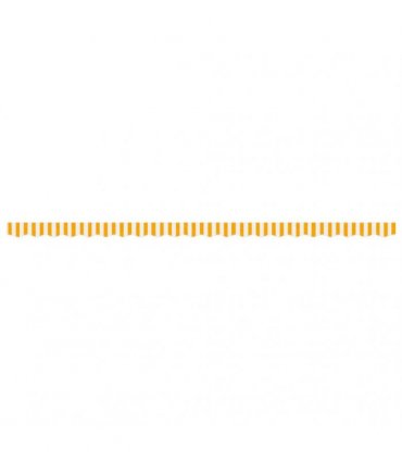 vidaXL Replacement Fabric for Awning Valance Yellow and White Stripe 5 m