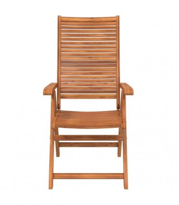 vidaXL Reclining Garden Chairs 4 pcs 56x72x107 cm Solid Wood Acacia