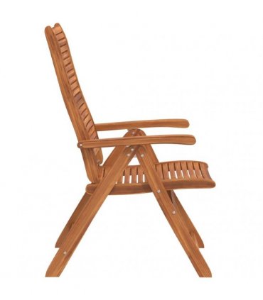 vidaXL Reclining Garden Chairs 4 pcs 56x72x107 cm Solid Wood Acacia